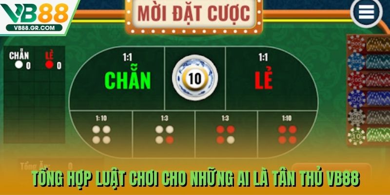 Tổng hợp luật chơi cho những ai là tân thủ VB88
